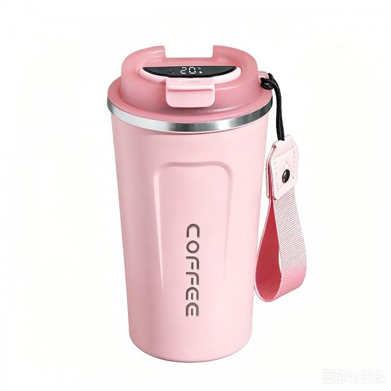 304 Stainless Steel Smart Temperature Display Travel Coffee Mug 380ml 510ml Vacuum Insulated Cup Office Car Portable Use