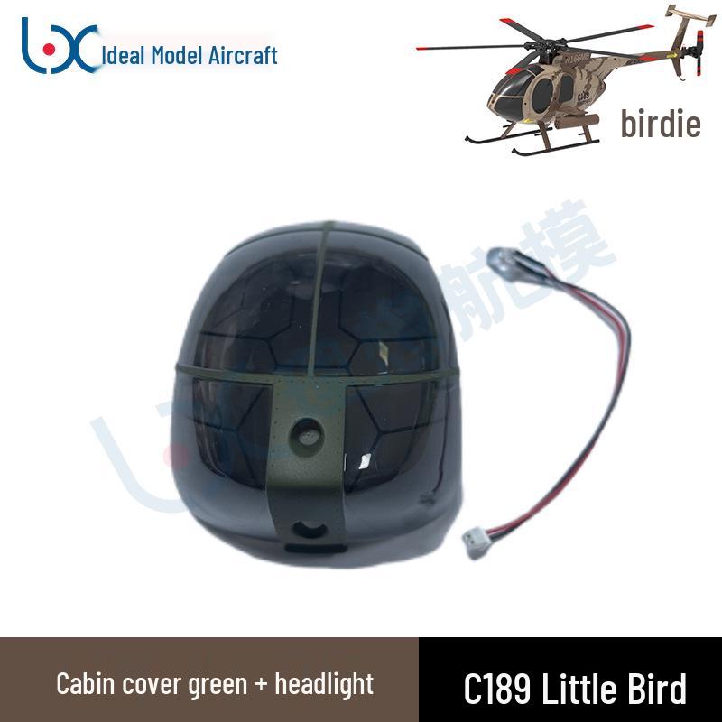 RCERA Remote Control C189 Little Bird MD500 Helicopter Spare Parts Collection Model Aircraft