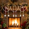 Lightweight Christmas Pearl Crystal Ornament U Shaped Imitation Pearl Pendant  New Year