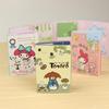 1 шт., Kawaii Totoro Melody 6, складной блокнот для заметок, блокнот для заметок, закладка, подарочные канцелярские принадлежности