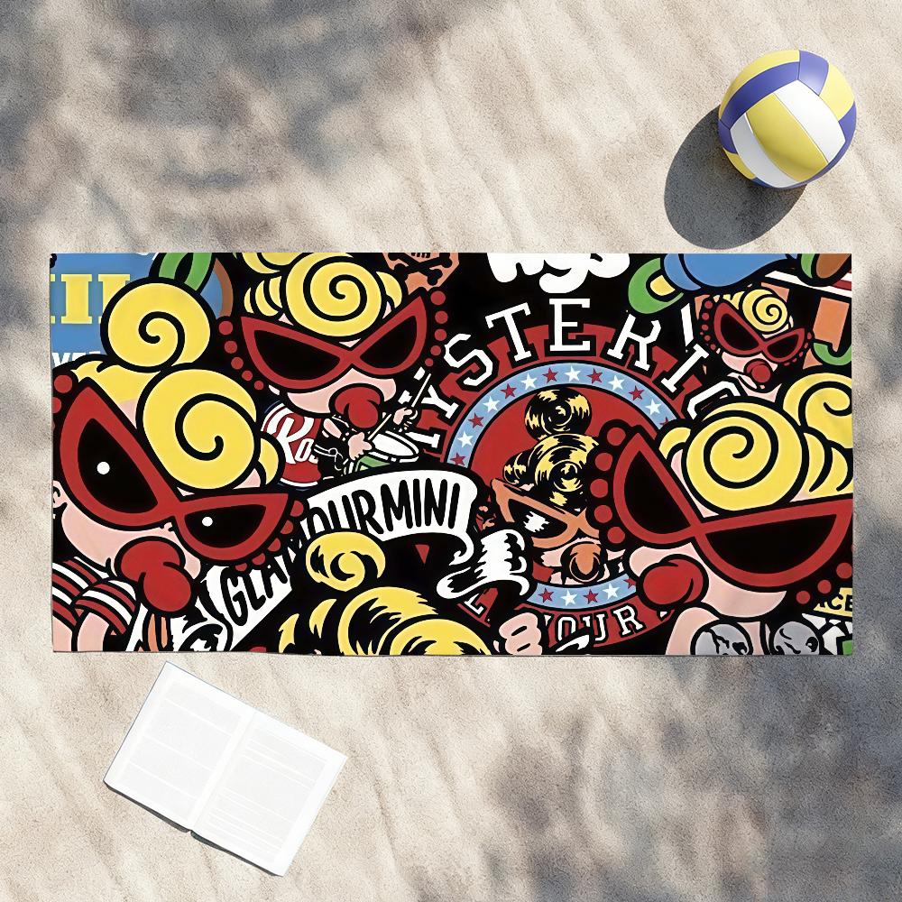 Модный принт H-Hysteric M-Mini Полотенце Сушильное Банное Полотенце Применимо Для Легкого Плавания Кемпинга Йоги Пляжа На Улице