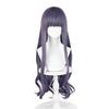 Парик для косплея Daidouji Tomoyo, длинный, фиолетовый, серый, вьющийся, унисекс, термостойкие синтетические волосы, парики для вечеринок в стиле аниме + шапочка для парика