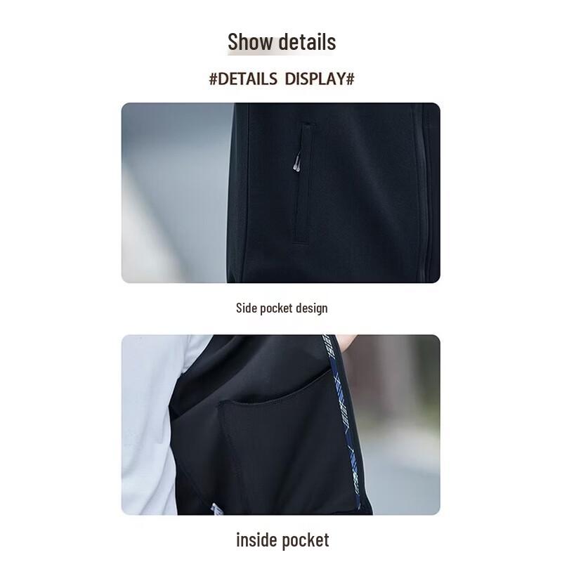 Pierre Cardin Men's Stand Collar Full-Zip Sweatshirt