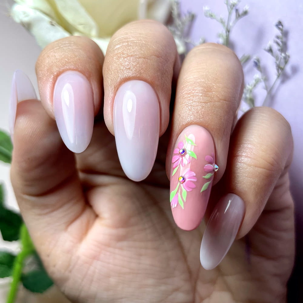 Artistic Gel paint gel ombre ornaments Allepaznokcie Art Green Peas HEMA /Di-HEMA Free 5g No. 24