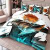 Bleach anime 3Pcs Bedding Set Duvet Cover With Two Pillowcases For Bedroom Home Decoration