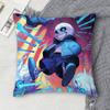 Двусторонняя квадратная декоративная наволочка с принтом Undertale для дивана, гостиной, домашнего декора