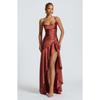 Sexy Women S Sling Backless Ruffled Irregular Evening Dress Summer