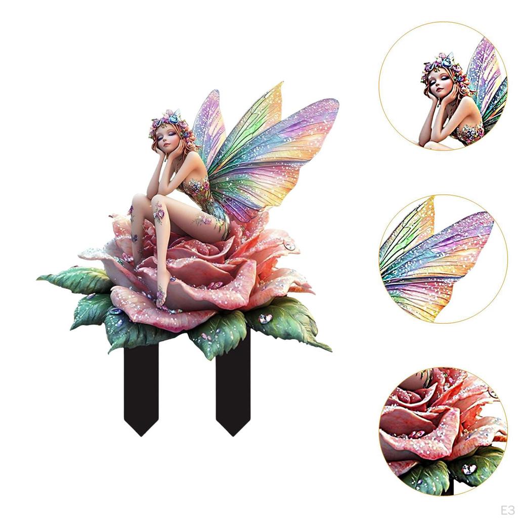 2D Садовый колышек Fairy Ground Connector для декора патио и двора