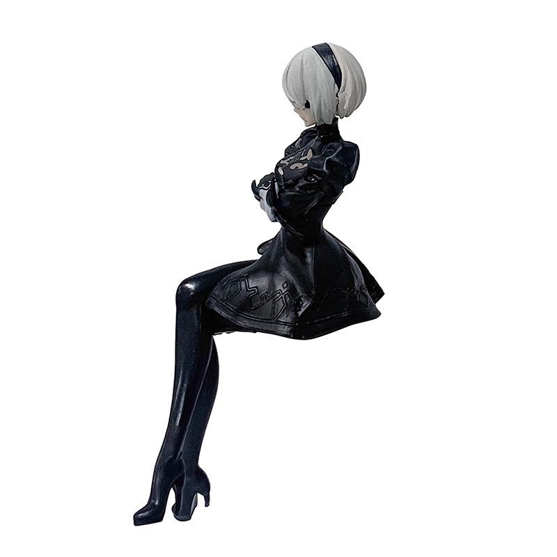 13см Аниме NieR: Автоматическая фигурка Yorha 2B Noodle Stopper Action Figure Игрушка ПВХ Модель Кукла Подарки