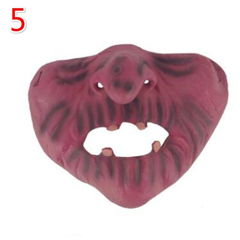 1 шт. Хэллоуин ужасный реквизит День дурака клоун латексный защитный щиток для лица косплей реквизит стиль AVE