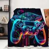Game Controller Blanket Flannel Blanket Nap Sofa Office Bed Camping Multi-Function Blanket