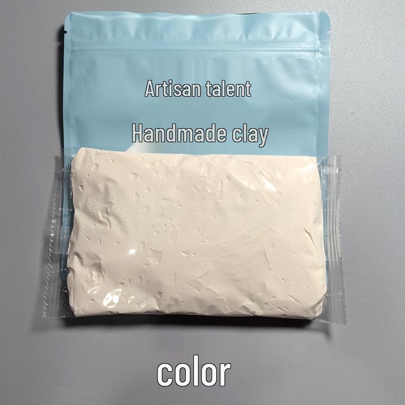 Craftsman Talent 12-Color Non-Toxic Super Light Clay (500g) - Safe, Handmade Rubber Clay