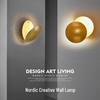 Скандинавский Роскошный Настенный Светильник Луна - Итальянский Дизайнерский Eclipse для Спальни и Лестницы