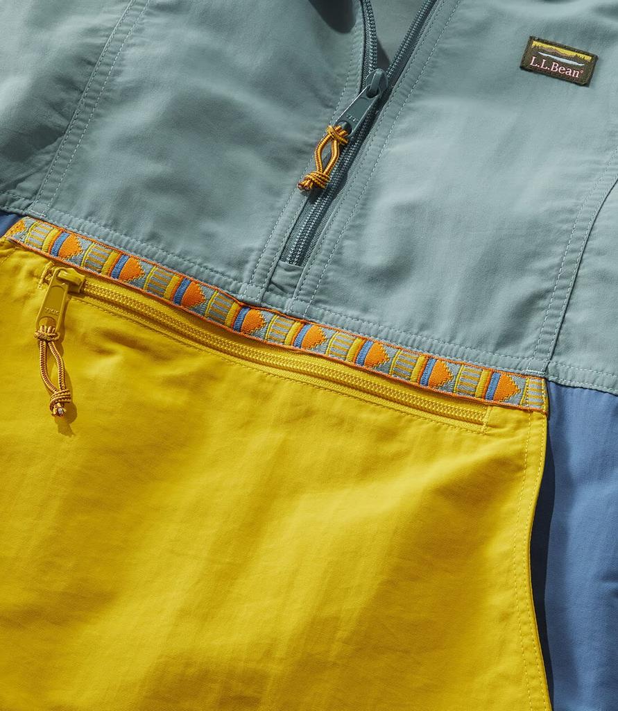 LL Bean Mountain Classic Большой размер Минеральный 1000109741 Детский анорак, Разноцветный, Детский, L, Синий/Золотистый лимон, Разноцветный,