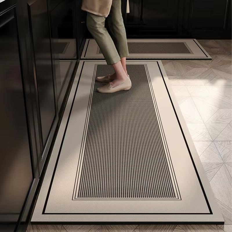 Diatomite Kitchen Floor Rug Anti-Slip Oil-Proof Water-Absorbing, Dirt-Resistant And Waterproof Door Mat For Home Decor