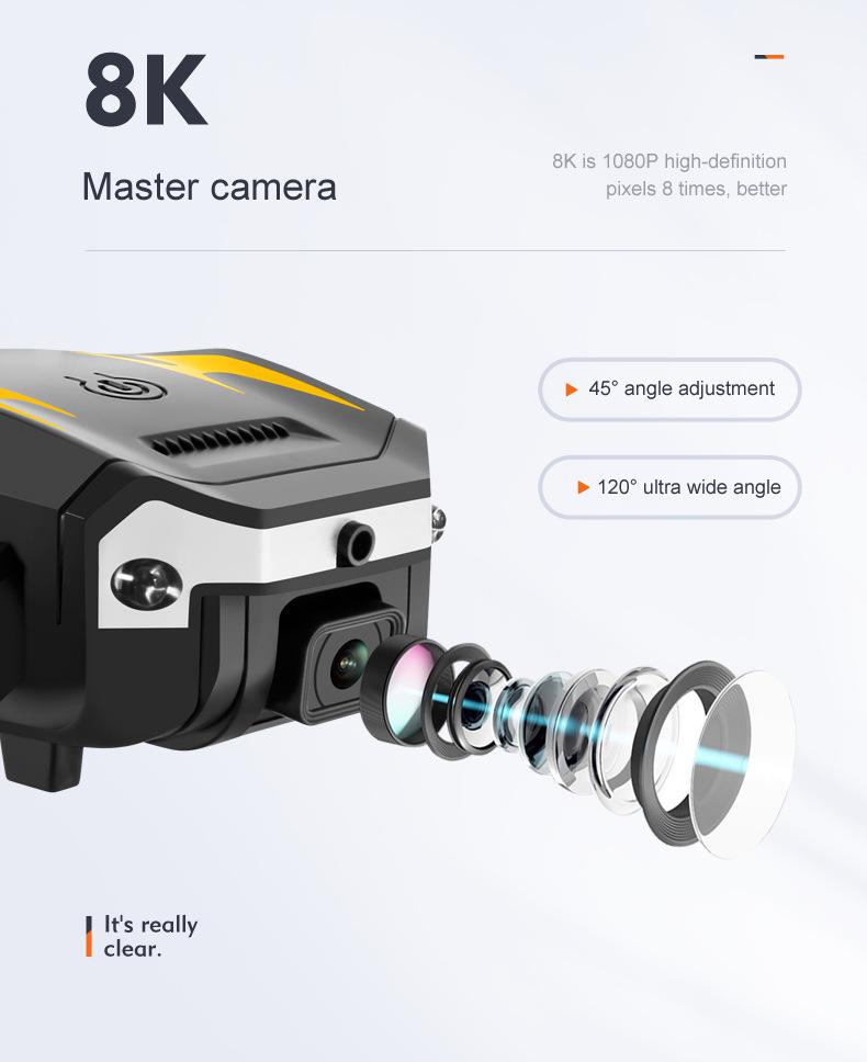 Genuine G6 S6 Dual-Color Drone with Aerial Photography and Upgraded Motor