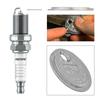 Free Ship Hot Sale 1pc Coin- Type 0.6-2.4mm Spark Plug Gap Gauge Measurement Tool Range Spark Plug Gage Caliber Measuring Tool