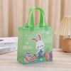 4pcs Cartoon Rabbit Egg Packaging Bags Nonwoven Candy Bags Easter Non-Woven Gift Bags  Party Gift