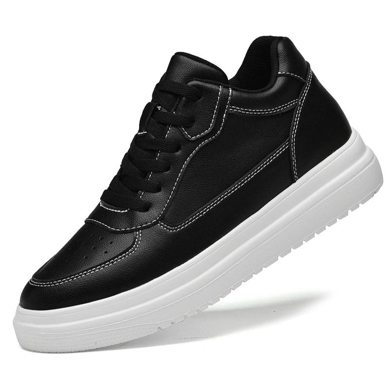 Туфли-лифты из натуральной кожи для мужчин, кроссовки с невидимой увеличивающей стелькой 6 8 10 см, увеличивающие рост, лифты, кожаные туфли