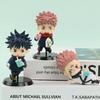 6 шт./упаковка Фигурка Jujutsu Kaisen Q Posket Сатору Годжо Гэто Сугуру Юдзи 7 см Фигурка Коллекция Аниме Куклы Модель игрушки Украшения