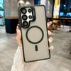 Чехол-держатель для магнитной линзы Samsung S26 Ultra, Чехол с охлаждающей сеткой для S25, Матовый полупрозрачный чехол для S24