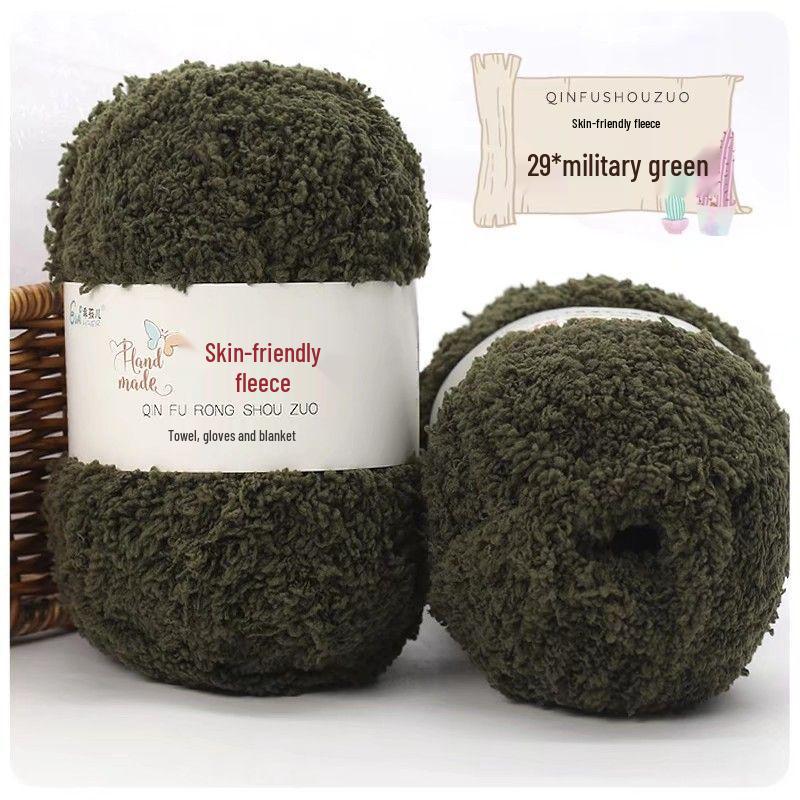 Coral Fleece Yarn Towel & Scarf DIY Material Pack