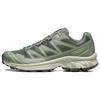 SALOMON XT-6 Synthetic Leather Shock Absorption Wrap Low-Top Outdoor Functional Shoes Unisex Shoes Laurel 471364