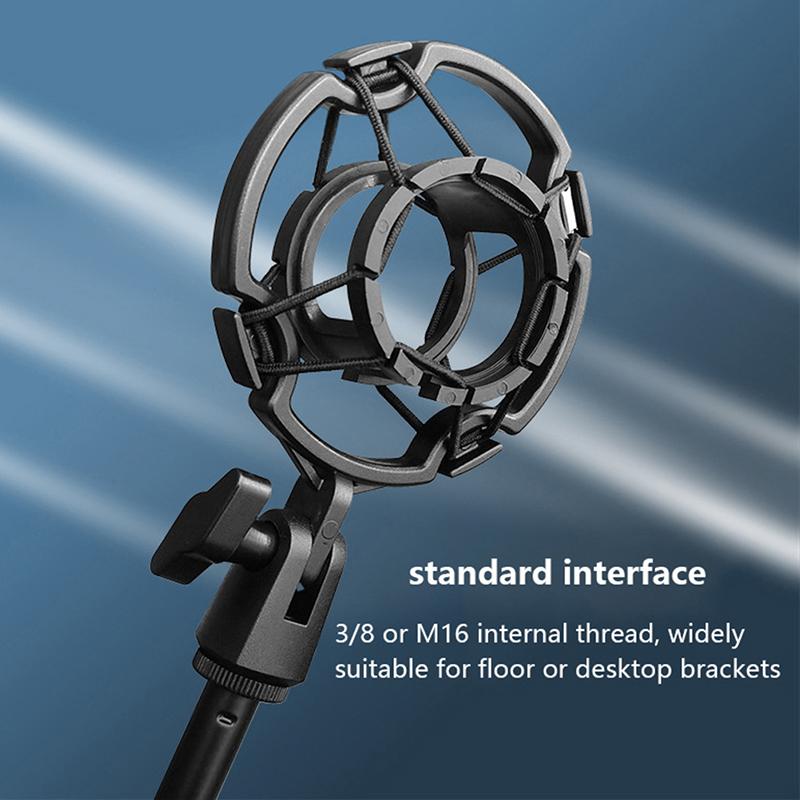 Универсальный профессиональный держатель-амортизатор для конденсаторного микрофона, студийный крепеж для большого зажима для микрофона