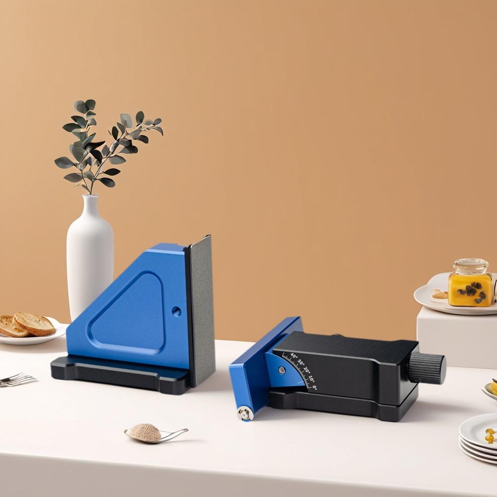 2025 Diamond Knife Sharpener Kit, Magnetic Roller Sharpening Stone, Holder, Keeps Blades Sharp for Years, Kitchen Must-Have