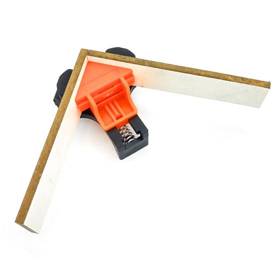 4 шт. угловые зажимы 90 градусов, угловой зажим для деревообработки, регулируемый пружинный зажим, фиксатор, инструмент для столярных работ, сварки, изготовления шкафов