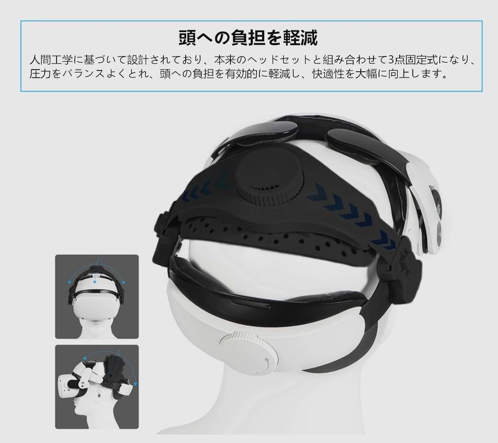 Для Meta Quest Head Strap Снижает нагрузку на голову Совместимая повязка на голову Удобный в носке аксессуар Совместим с [SHEAWA] 3S/3/2/Pro Pico4/Pro