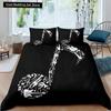 Music Notes Bedding Set for Kids Adult Duvet Cover King Queen Size Print Bed Set Home Textiles Bedclothes 2/3Pcs Duvet Cover Set