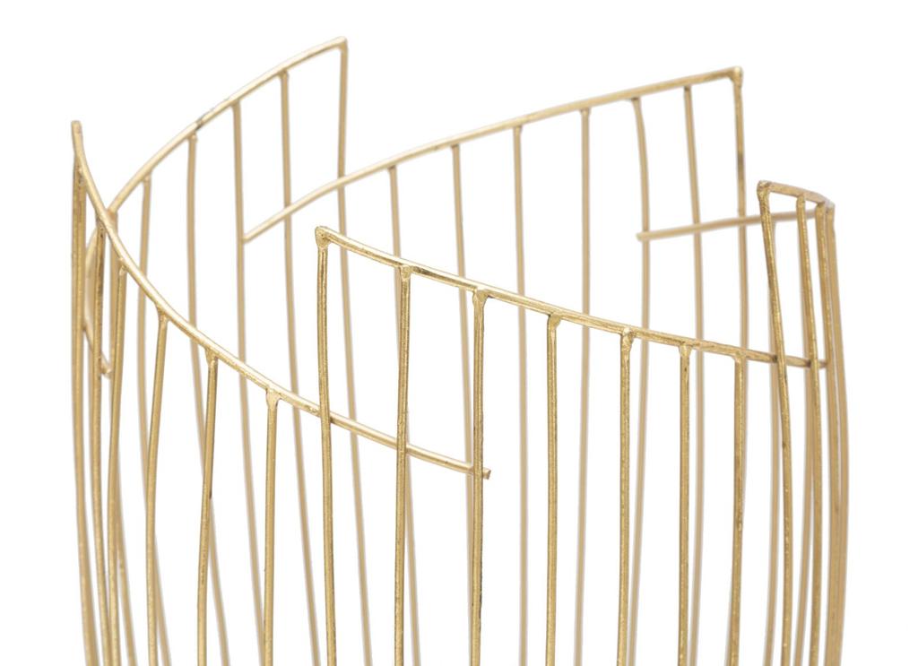 Umbrella Holder Fashion Gold Cm Ø 28X69