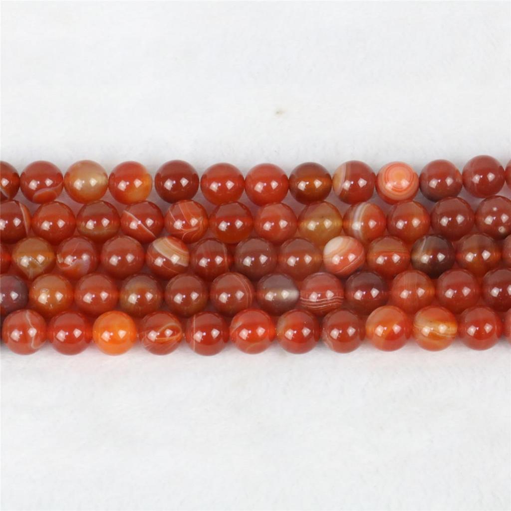 10 мм круглые оранжевые полосатые агатовые камни, свободные бусины для женщин и девочек, смешанные цвета для изготовления ювелирных изделий, дизайн «сделай сам», натуральные аксессуары