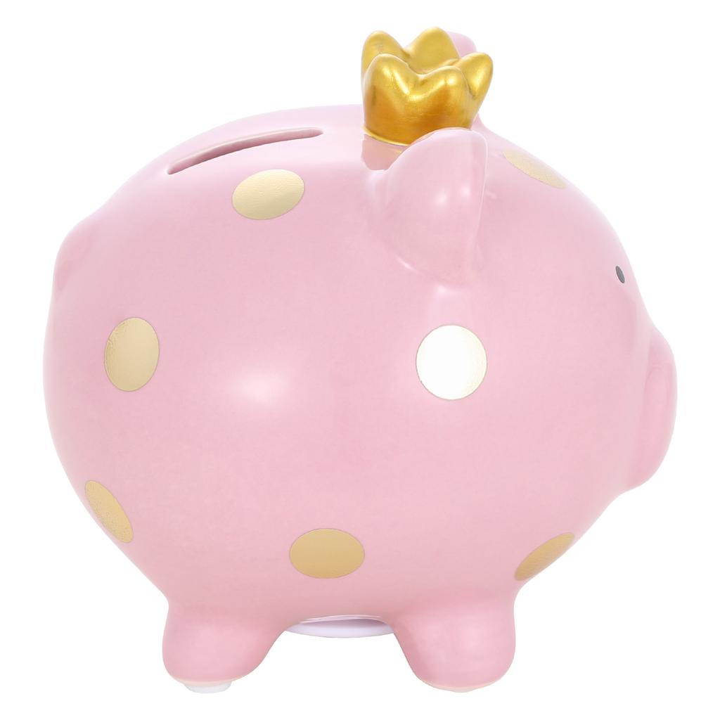 Tooarts Корона Копилка Керамическая Копилка Мультфильм Пятнистая Свинья Товары для дома Ремесла Семья