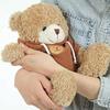 Plush Bear Fluffy Hoodie Beige Clothes Children Birthday Gift