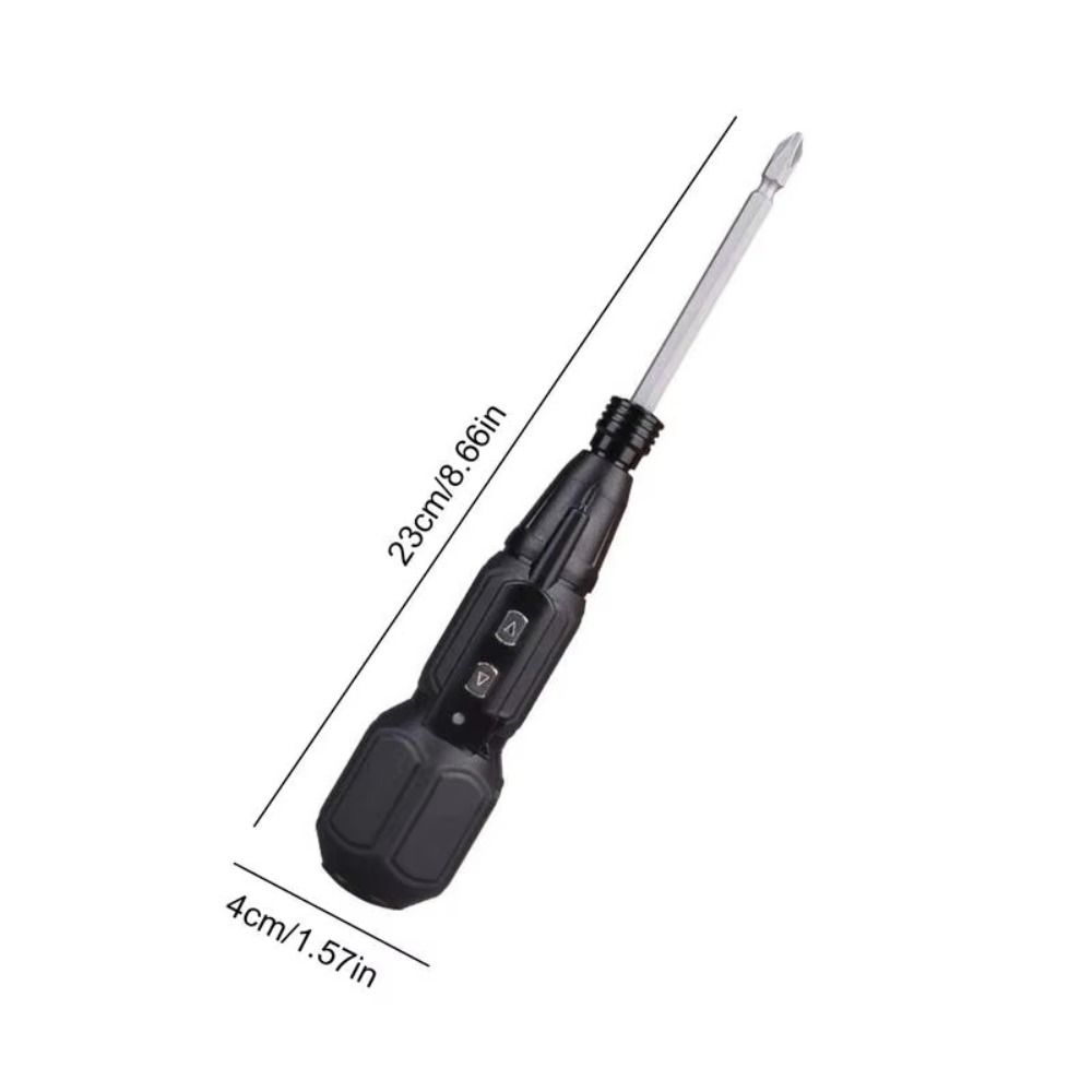 Anti-Slip Handle Cordless Screwdriver LED Lights Power Screw Driver  Household Use