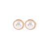 6 Pair/Lot For Women Round Simulated Pearl Flower Stud Earrings Earring Sets Accessories Jewelry