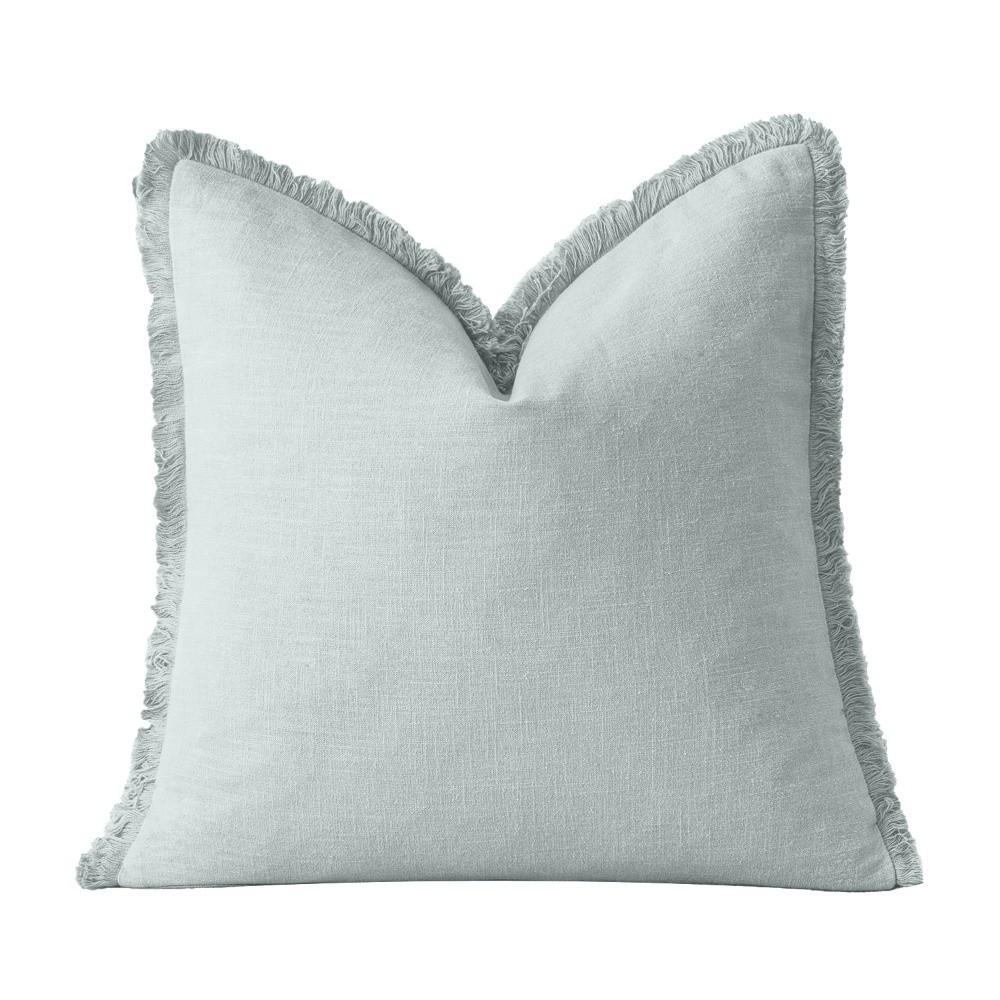 Tassel Trim Bohemia Cushion Cover Solid Color Pillowcase Modern Throw Pillow Cover  Hotel