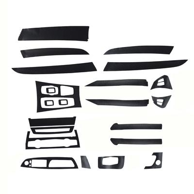 3D наклейки для интерьера с рисунком под карбоновое волокно для BMW X5 E70 2008-2013 (сделай сам)