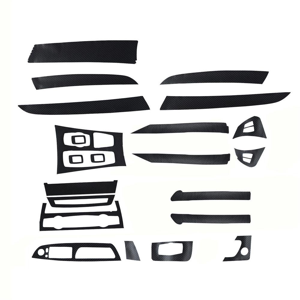 3D Carbon Fiber Pattern Interior DIY Trim Decals For 2008-2013 BMW X5 E70