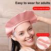 Adult Kids Shower Cap Shield Adjustable Bathing Head Hat Shampoo Visor Cap Soft Waterproof Hair Washing Shield for Head Ear Eye Protection