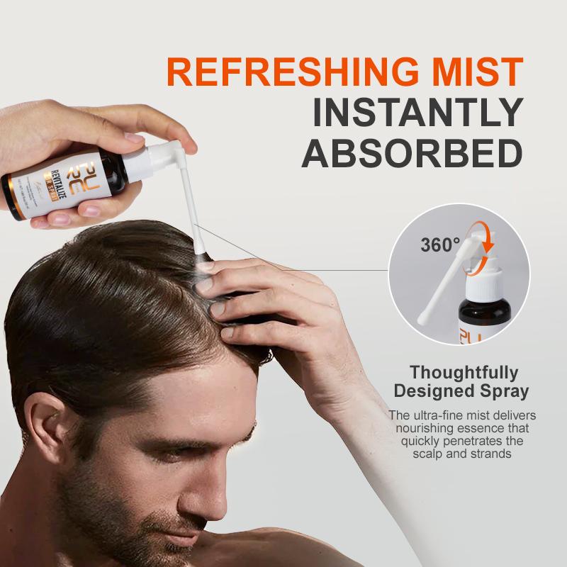 PURC Масло батана Спрей для роста волос Уход за волосами Против выпадения волос Быстрое восстановление роста Питательный спрей Масло розмарина Биотин Средства для роста волос