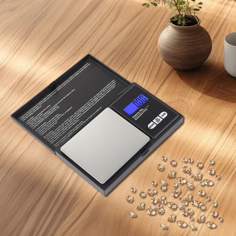 Portable 0.01g Precise Small Jewelry LCD Pocket Scale With Easy Tare Function for Spices Weighing Accurate Measurement