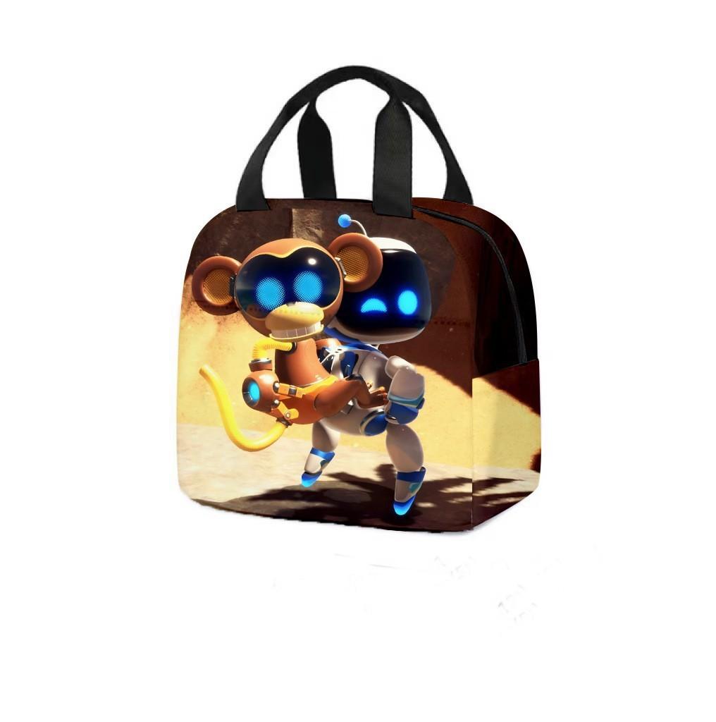 Universe Robot 3d Astro Bot Handbag Insulated Bag Cooler Capacity Lunch Bags