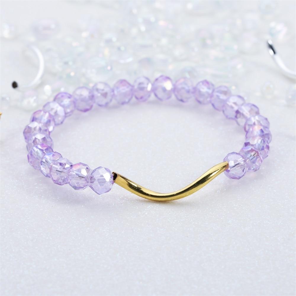 100 шт. 2x25 мм гладкие медные изогнутые S-образные бусины-разделители, соединители для браслета «сделай сам», ожерелья, аксессуары для изготовления ювелирных изделий