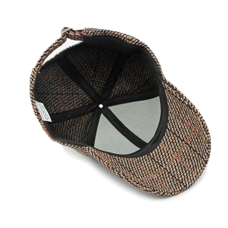 Осенняя шляпа, женская бейсбольная кепка с жестким верхом, уличная клетчатая кепка, солнцезащитная шляпа для мужчин, шляпы с козырьком, шляпа Snapback