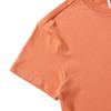 Nike T Shirts Women's Orange Crew Neck Moderate Straight Fit DA0324-863