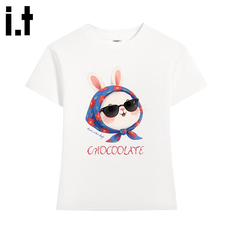 CHOCOOLATEit Тонкая футболка с принтом мультяшного кролика