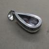 Pear Cab White Brown Wild Horse Magnesite Jasper 925 Sterling Silver Pendant Jewelry, Boho Style Designer Pendant Jewelry